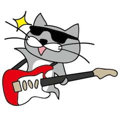 [LINEスタンプ] ワイルド志望の猫