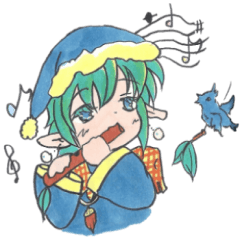 [LINEスタンプ] 森の妖精ピノ・シェール