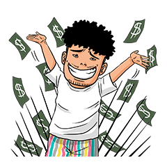 [LINEスタンプ] Rich and Richer : Trader's Real Life