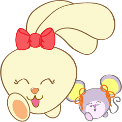 [LINEスタンプ] Bunny Loo and Piki Dee