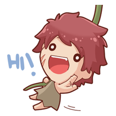 [LINEスタンプ] Morio - The Forest Boy