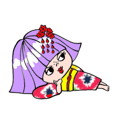 [LINEスタンプ] レトロガールのゆるかわ代弁スタンプ