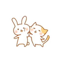 [LINEスタンプ] うさねこスタンプ