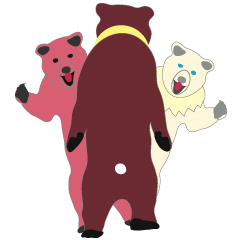 [LINEスタンプ] クマの世界 〜日本語版〜