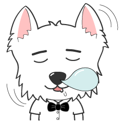 [LINEスタンプ] West Highland White Terrier.part 2