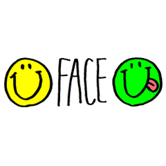 [LINEスタンプ] SMILE AND FUNNY FACE.