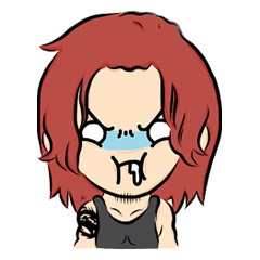 [LINEスタンプ] Makoto emotional clutter.