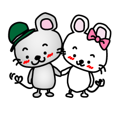 [LINEスタンプ] ネズミのちゅうのすけ