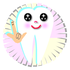 [LINEスタンプ] Teeth life diary