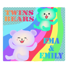 [LINEスタンプ] エマとエミリーの画像（メイン）
