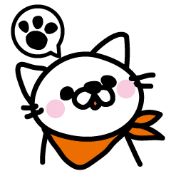 [LINEスタンプ] しろねこ ポロ太