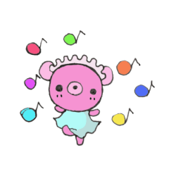 [LINEスタンプ] 可愛い クマカロンちゃん