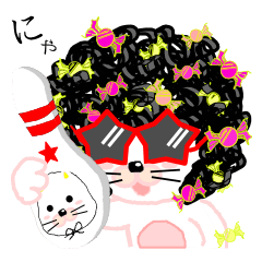 [LINEスタンプ] 中目の猫柳さん vol.2