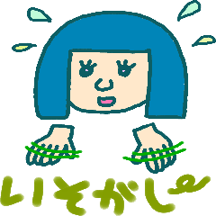 [LINEスタンプ] 髪型シリーズ