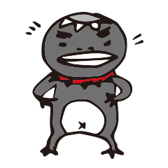 [LINEスタンプ] BLACK kappa