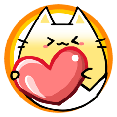 [LINEスタンプ] EggshellCat