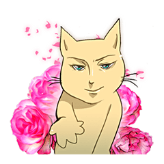 [LINEスタンプ] ある奇妙な猫の日常