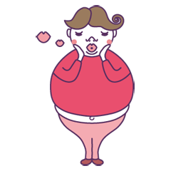 [LINEスタンプ] 妖精ミドルさん