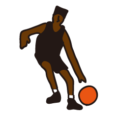 [LINEスタンプ] 90s BASKETBALL PLAYER