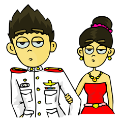 [LINEスタンプ] Cadet G'Friend