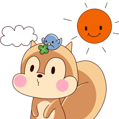 [LINEスタンプ] リスのポッケ