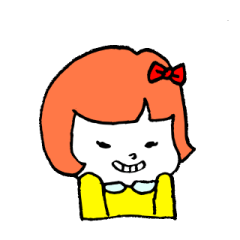 [LINEスタンプ] おかっぱちゃんの日常生活