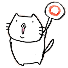 [LINEスタンプ] めたぼねこ