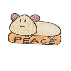 [LINEスタンプ] peace