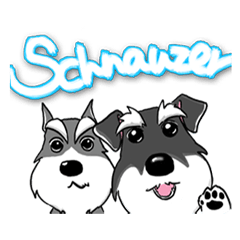 [LINEスタンプ] SCHNAUZER TORO ＆ FRIENDS