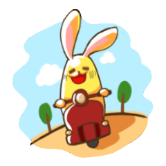 [LINEスタンプ] Big Rabbit P