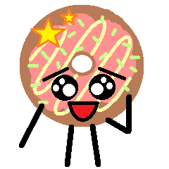 [LINEスタンプ] Little Donut