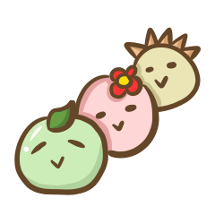 [LINEスタンプ] Creepy Dango