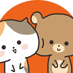 [LINEスタンプ] くまねこ日常すたんぷ