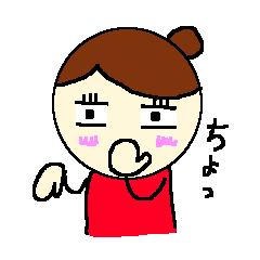 [LINEスタンプ] リアクションを頑張る女子 パート2