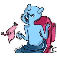 [LINEスタンプ] うさぎたん (Mr. Blue)