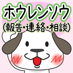 [LINEスタンプ] ホウレンソウ（報告・連絡・相談）スタンプ