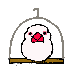 [LINEスタンプ] 文鳥のフワとリリ