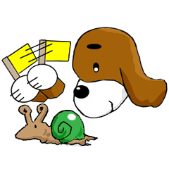 [LINEスタンプ] Beagle First