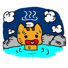 [LINEスタンプ] Orange kitty - Buru 3