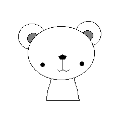 [LINEスタンプ] shirokuma no.1