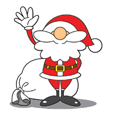 [LINEスタンプ] Lazy Santa Claus