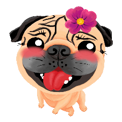 [LINEスタンプ] SihWun's Pug World (Part.1)