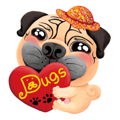 [LINEスタンプ] SihWun's Pug World (Part.2)