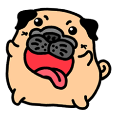 [LINEスタンプ] Joy's Pug World