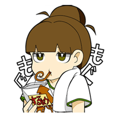 [LINEスタンプ] おっさん女子