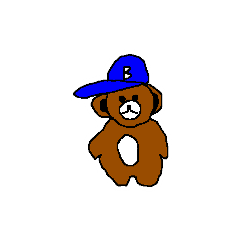 [LINEスタンプ] bear zaqman