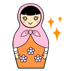 [LINEスタンプ] マトリョーシカのスタンプ