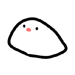 [LINEスタンプ] 文鳥と私