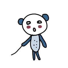 [LINEスタンプ] Dotty bear