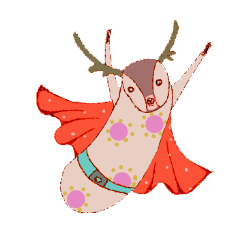 [LINEスタンプ] Lovely deer